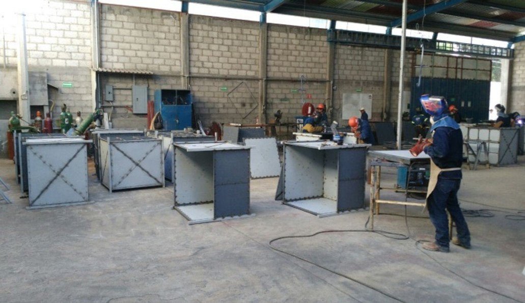 Taller de fabricación industrial
